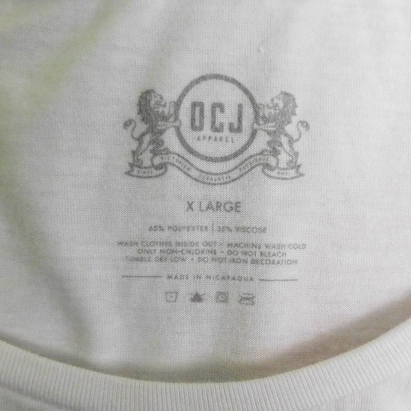 OCJ Apparel Women T-Shirt White XL - Picture 4 of 4